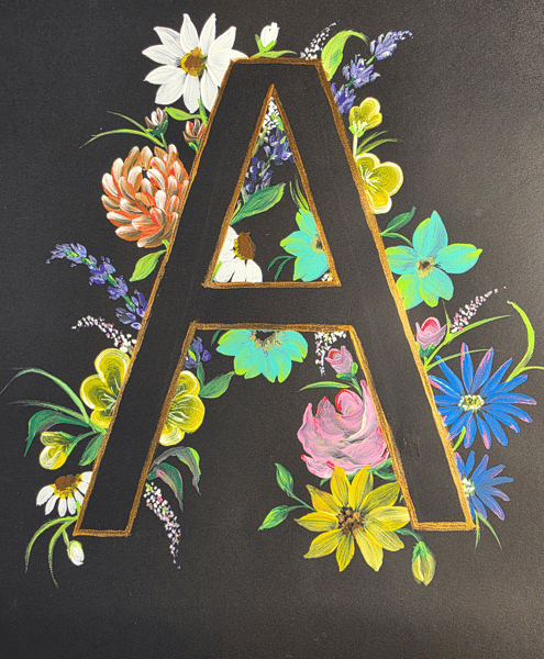 Picture for: Personalized Initial Artwork