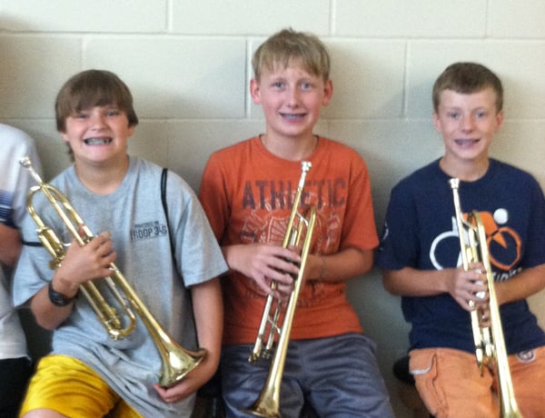 band students, Middle School Band  Students, Performing Arts, public performance