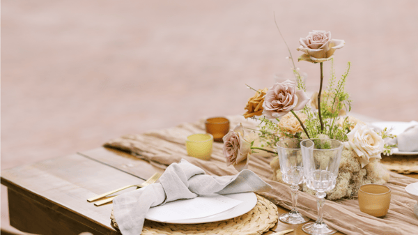 Course Floral Textual Tablescape image 1