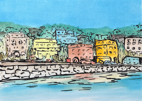Course Watercolor Pen & Ink image 1