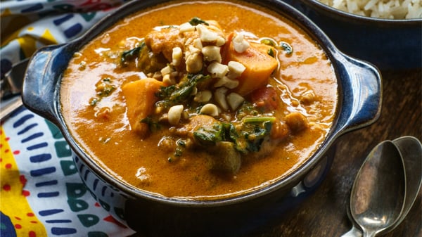 Picture for Peanut Butter Stew, Naan & Fresh-Churned Garlic Butter