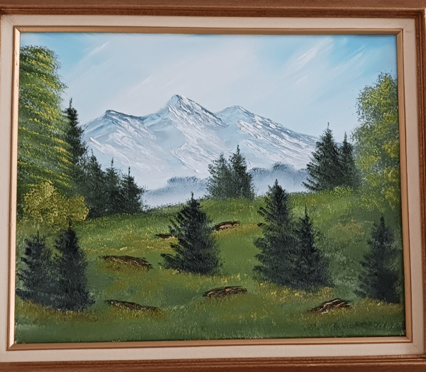 Picture for Bob Ross Landscape Oil Painting