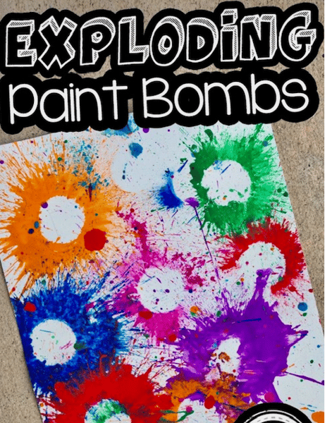 Image for STEM EXPLODING PAINT BOMB ART - Grades K-8