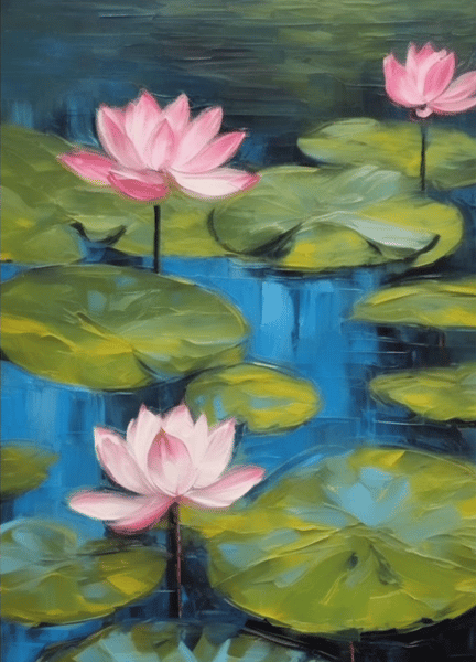 Picture for: Water Lilies  - Paint with Aryn