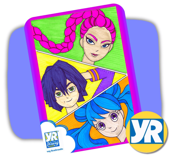Picture for: K-Pop Anime Action Art - Grades K-5