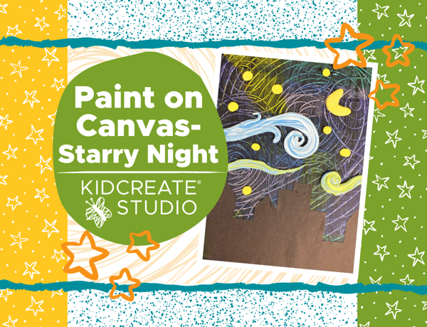 Picture for: Paint on Canvas- Starry Night with Kidcreate Studio (Grades 1-5 at PWE)