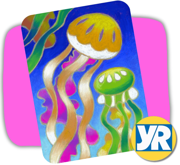 Course Pastel Drawing - Ocean Life (entering gr. 1-6) image 1