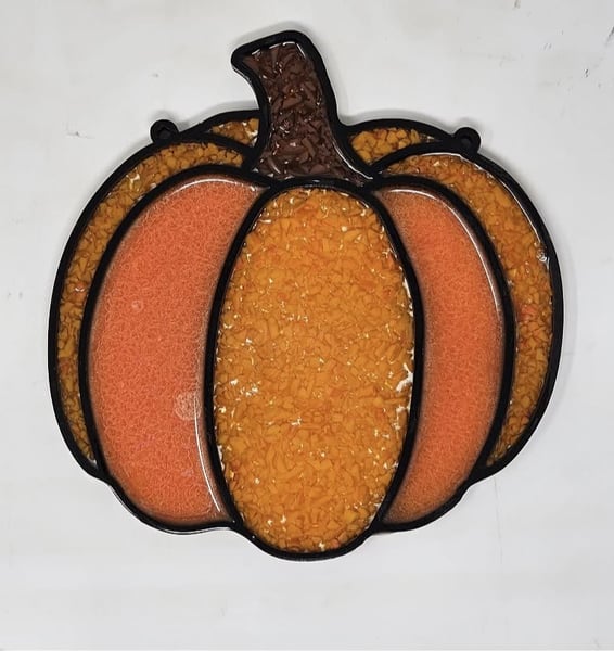 Course NEW! Crushed Glass Sun Catcher image 1