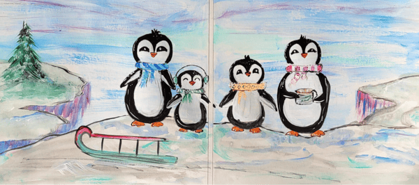 Course NEW! Paint Date: Family Together (adult/child gr. K-4) image 1