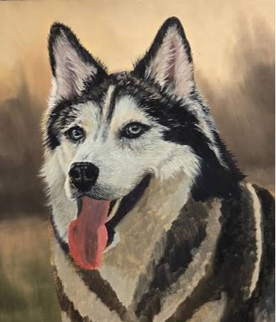 Course Huskie Acrylic Painting Class image 1