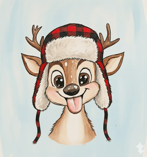 Picture for: Sparkles the Reindeer - Acrylic Class