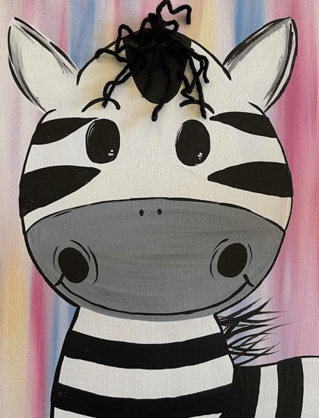 Picture for: Zebby the Zebra! Sunshine & Roses Traveling Art Studio