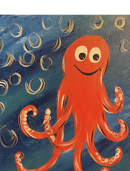 Picture for: Ollie the Octopus! Sunshine and Roses Traveling Art Studio