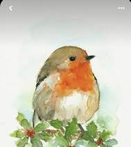 Picture for: Beginner Watercolor: Bird on Holly Twig