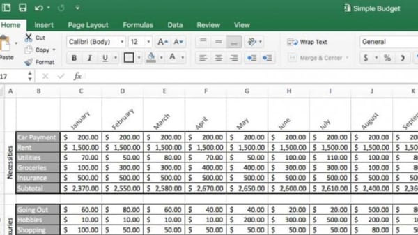 Course Beginning Excel Spreadsheets image 1