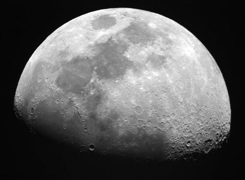 Moon @ 1500mm 05 Mar 2009