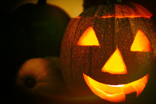 Halloween pumpkin lantern