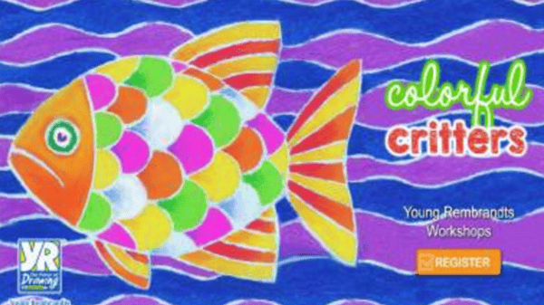 Course In Person: MEA Break: Colorful Critters Drawing Workshop: Gr. K-5 image 1