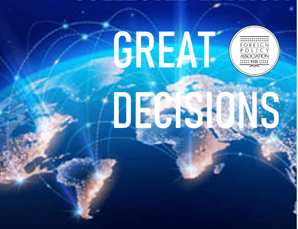 Course Great Decisions: Foreign Policy Changes Facing the USA : Adult image 1