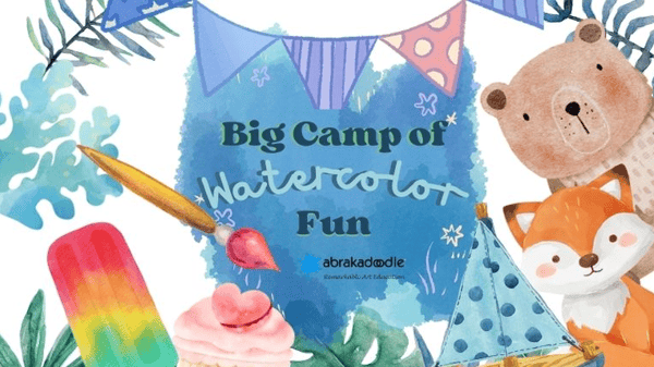 Course Big Camp of Watercolor Fun: Gr. K-5 image 1