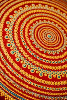 Picture for Painted Mandala Stone - Intergenerational