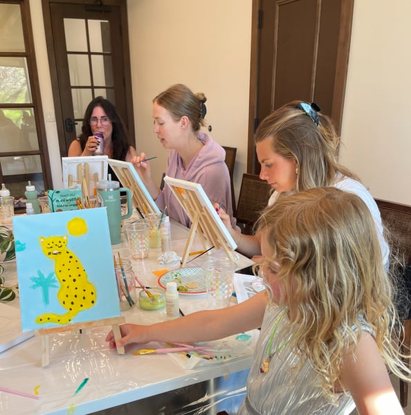 Picture for Sip & Paint: The Golden Hour: Autumn Canvas - Intergenerational