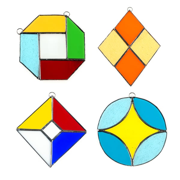 Picture for Geometric Suncatcher | Stained Glass Discovery - Intergenerational