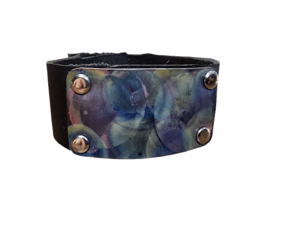 Course Flame Painted Copper Cuff image 1