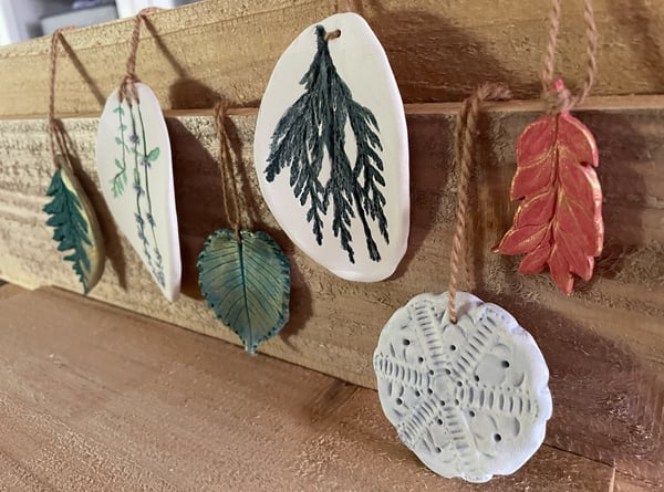 Course Paper Clay Tree Ornaments - Intergenerational image 3