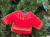 Picture for Embroidered Christmas Sweater Ornament- Intergenerational