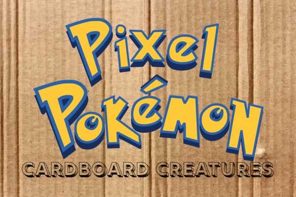 Picture for: Pixel Pokemon Cardboard Creatures: Gr. 4-8