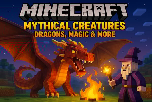 Picture for: Minecraft Mythical Creatures- Dragons, Magic & More: Gr. 2-5