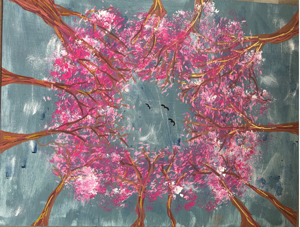 Picture for: Tree Sky Perspective Painting – with Rene