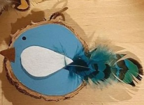 Picture for: Tweet-Sized Wood Bird