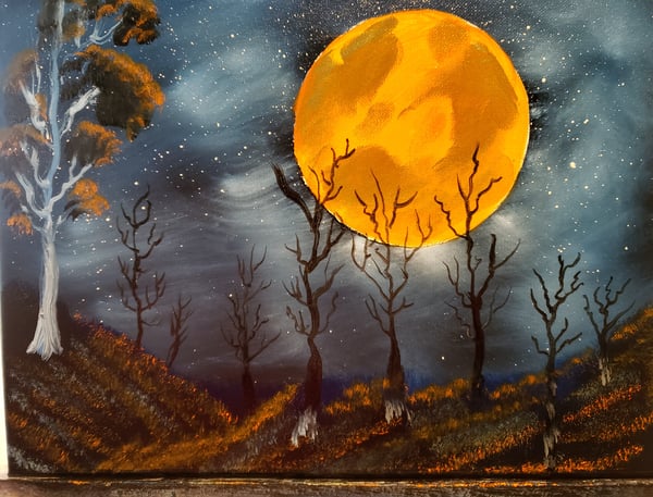 Picture for: Intro to Oil Painting - Halloween Moon
