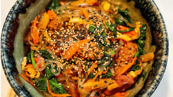 Picture for: Japchae (Korean Glass Noodle Stir Fry)