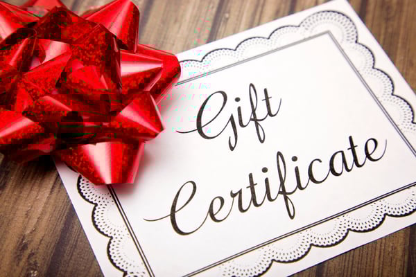 Picture for: Gift Certificates